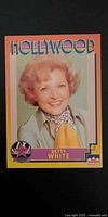 Front of Betty White trading card