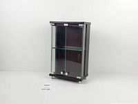 Front angled view showing full cabinet design