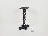 full view of candle holder front profile