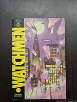 Front cover of Watchmen graphic novel