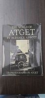 Front cover of The World of Atget book with dust jacket