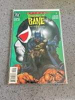 Front cover of Batman: Vengeance of Bane II – The Redemption comic in protective sleeve