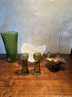 Group shot of all glass items