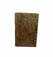 Front cover showing marbled pattern