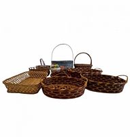 Group shot of all baskets displayed together