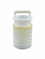 Stacked patty keeper set showing press, ring and containers