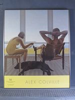 Full view of framed Alex Colville poster