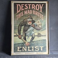 Full framed poster showing complete artwork and frame