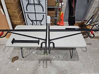 Overall view of pull-up bar frame and separate mounting bracket