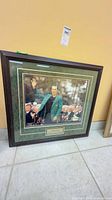 Front view of framed Mike Weir signed photograph
