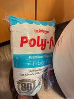 Front of sealed Poly-fil 12 oz bag