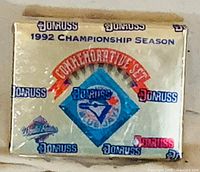 Front of sealed Donruss 1992 Championship Season commemorative set box