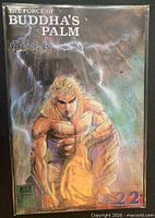 Front cover of sealed The Force of Buddha's Palm #22 comic showing artwork, publisher logo, issue number, and protective plastic wrap