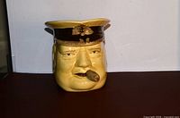 Front view of Churchill Toby jug