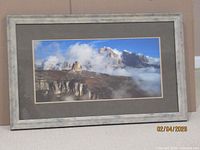 Framed Dolomites photographic print
