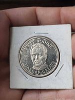Obverse showing Brett Bodine portrait and inscriptions