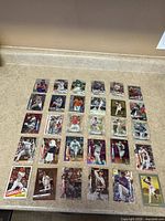 All 30 cards laid out in five rows