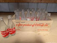 Front view of case with bottles