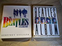 Both hardcover Beatles books side by side showing full fronts