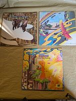 Front covers of all three Lighthouse LPs