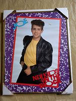 Framed Joe poster from New Kids On The Block, showing full design and packaging corners