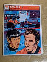 Front of 1978 Whitman Star Trek frame-tray puzzle assembled in tray