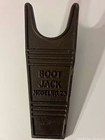 Top view showing BOOT JACK MODEL NO.23 lettering