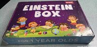 Front of sealed Einstein Box package
