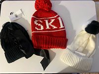 Overview of three new beanies