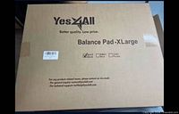 Front of sealed Yes4All Balance Pad XL retail box