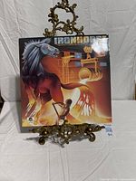 Front jacket artwork of Ironhorse 1979 LP on stand