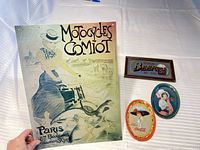 All four signs arranged for overview