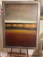 Full view of framed painting