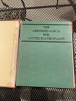 Front cover of green hardcover album