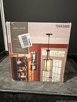 Front of box showing Allen + Roth branding, product image and model number