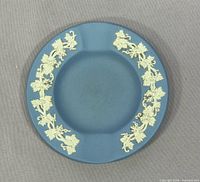 Top view showing full ashtray and relief pattern