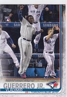Front of 2019 Topps Update Vladimir Guerrero Jr rookie card