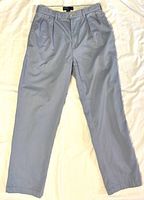 Full view of pale blue Polo Ralph Lauren chino pants front side