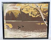 Full framed print showing entire artwork and frame