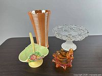 Group shot of all four decorative pieces