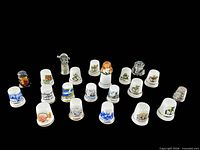 Group view of all 21 thimbles