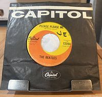 Record in black Capitol sleeve front view