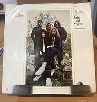 Front of picture sleeve showing title and catalogue number