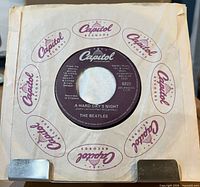 Record in Capitol logo paper sleeve