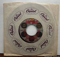 Front of Capitol sleeve with record visible