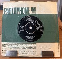 Record in green Parlophone sleeve displayed front