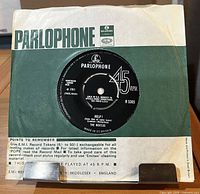 Record in company sleeve front view