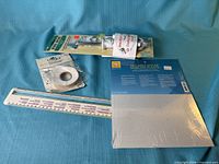 All four items laid out on surface