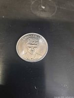 Obverse with portrait and lettering