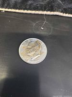 Obverse showing Eisenhower portrait and date 1972